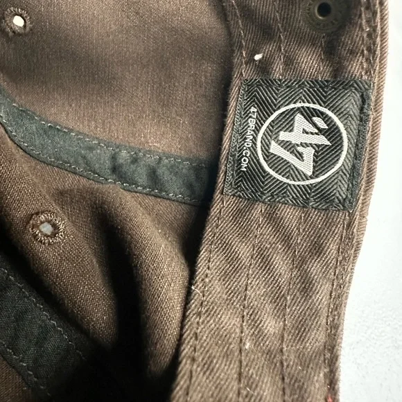 ‘47 NFL Cleveland Browns Clean Up Dad Hat Adjustable Strapback Hat - Picture 3 of 7